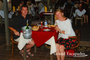 Heidi & Gilles - Dinner in Colonia, Uruguay