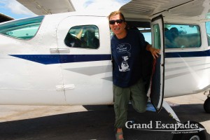 Arriving in Canaima, Venezuela