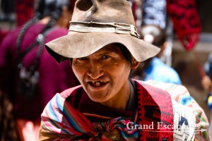 Traditional "Indigenous" Sunday Market in Tarabuco, Bolivia, South America