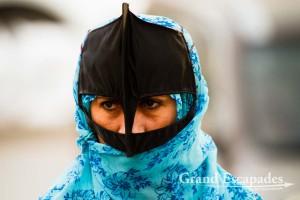 Omani Woman at the Cattle Market in Nizwa on Friday Morning