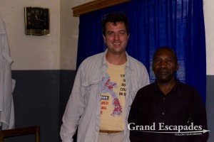 Gilles & Dr. Williams at Kagando Hospital on the Congolese border, North Uganda