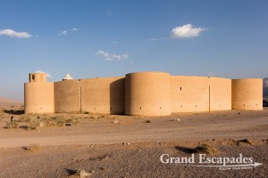 Robat-e Zayn al-Din Caravanserai, build by the Safavid government of Kerman on the Silk Road, Yazd, Iran