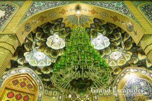 Jamkaran Mosque, on the outskirts of Qom - where many believers say that the Twelfth Imam (Muhammad al-Mahdi) have appeared and offered prayers, Qom, Iran