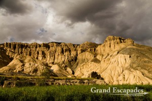 Spectacular so-called Moon Landscape, Lamayuru, Ladakh, India