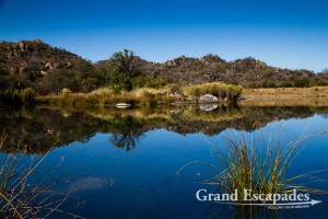Mpopoma Dam, Whovi Wilderness Area, Matopos or Matobo National Park, Zimbabwe, Africa