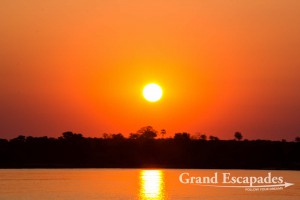 Sunset Cruise on the Zambezi, Victoria Falls, Zimbabwe, Africa