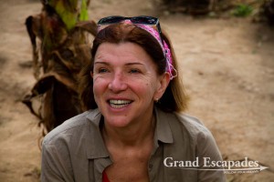 Heidi in a Dorze Village, Lower Omo Valley