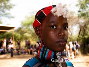 Bull-Jumping Ceremony, Hamer People, near Turmi, Lower Omo Valley, South Ethiopia