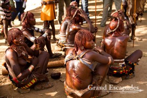 Bull-Jumping Ceremony, Hamer People, near Turmi, Lower Omo Valley, South Ethiopia