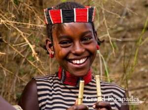 Bull-Jumping Ceremony, Hamer People, near Turmi, Lower Omo Valley, South Ethiopia