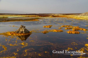 Sulphure formations of various colors and shapes, Dallol, Danakil Depression, Ethiopia