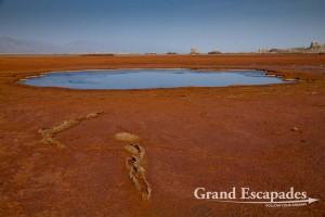 Potassium Lake or Black Water, Dallol, Danakil Depression, Ethiopia