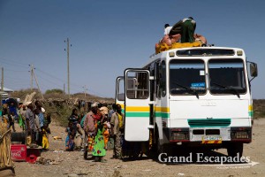 Public bus, near the Awash National Park, Ethiopia