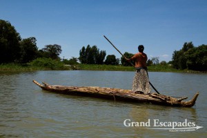 The Source of the Blue Nile at Lake Tana, Bahir Dar, Ethiopia