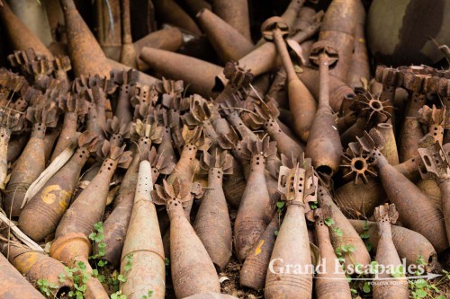 UXOs or Unexploded Ordnances, Phonsavanh, Laos