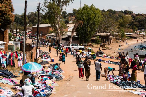 Market in Nkhata Bay, on the shores of Lake Malawi