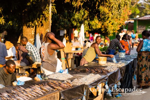 Market in Nkhata Bay, on the shores of Lake Malawi
