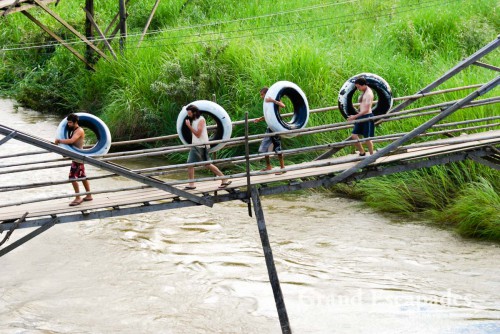 Tubing in Vang Vieng, Laos