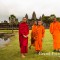 Monks in Front of Angkor Wat, Siem Reap