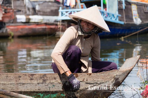 Floating Village of Kompong Luong, on the Tonle Sap, Cambodia