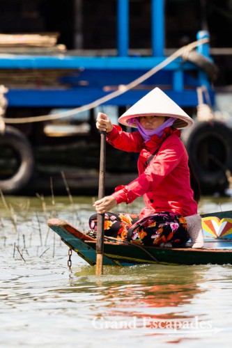 Floating Village of Kompong Luong, on the Tonle Sap, Cambodia