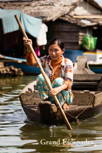 Floating Village of Kompong Luong, on the Tonle Sap, Cambodia
