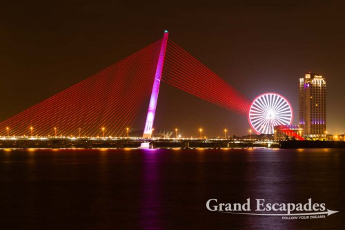 Danang's Bridges at Night, Vietnam