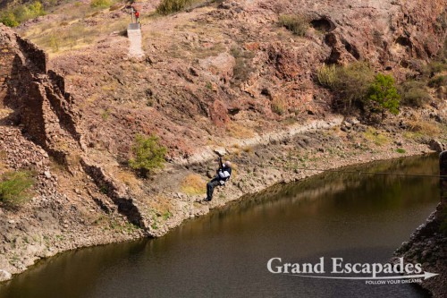 Flying Fox at Mehrangarh Fort, Jodhpur, Rajasthan, India