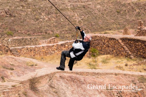 Flying Fox at Mehrangarh Fort, Jodhpur, Rajasthan, India
