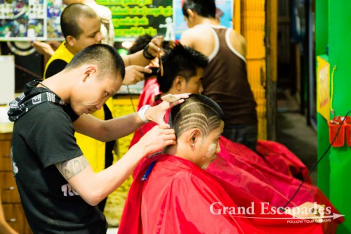 Hairdresser, Beauty Salon, Mandalay, Myanmar