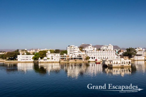 View of Lake Pichola from Jagat Niwas Palace Hotel, Udaipur, Rajasthan
