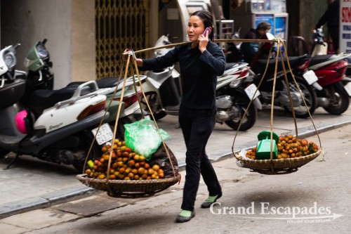 In the streets of Hanoi, Vietnam