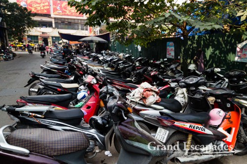 In the streets of Hanoi, Vietnam