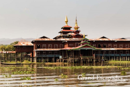 Monasteries on Inle Lake, Myanmar