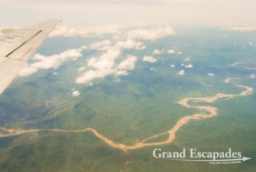 View of the Amazonas on a plane from La Pa z toi Rurrenabaque, Bolivia