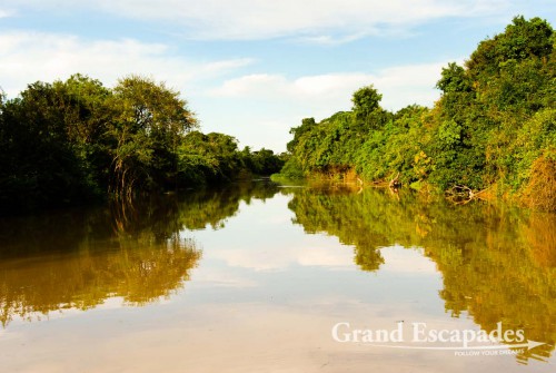 Boat tour on the Yacuma river - This river merges with a contributary of the mighty Amazon, La Pampa, Rurrenabaque, Bolivia