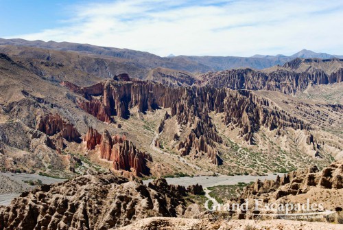 Valle de la Luna (view from the Mirador at El Sillar), South West Bolivia, South America