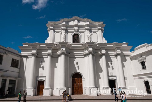 Colonial city, colonial architecture, Popayan, La Ciudad Blanca, the White City, Cauca, Colombia, South America