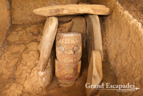 5000 year old scultures, in San Agustin, Alto de Los Idolos, Huila, Colombia, South America