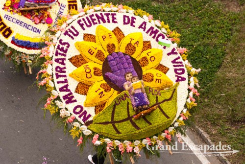 THE highlight of the festival is the ?Defile de Silleteros? on the Friday of the last weekend. Huge arrangements of flowers are carried through the centre of town by farmers from Santa Elena, where the ?Silletas? are ?created? of at least of 15 different kinds of flowers. The best are awarded and put on display on the Plaza Mayor for the last two days of the festival
