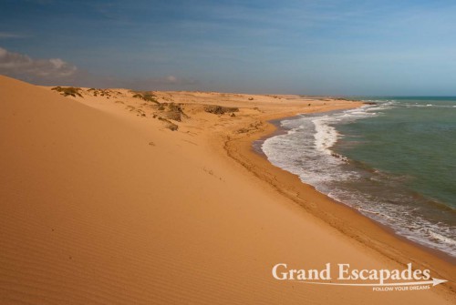 The next morning we set out for Taroa Beach, which even outdid Bahia Hondita. High-towering dunes roll into long stretches of golden sandy beaches. Naturally we tumbled, ran and slid down the dunes. Climbing up was less fun though. It was just us, and nobody anywhere near us