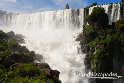 Isla Grande San Martin, offering the best views of the Salto San Martin, Iguazu Falls, Argentina