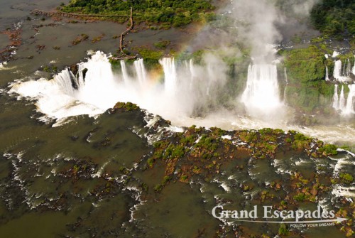 View form a helicopter, Iguazu Falls, Brazil