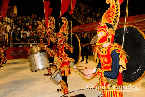 The last subgroup is a band of drummers and a samba dancer. That part is extremely intensive, especially at the spot where the group performs for the jury. There, you can enjoy an extra show!, Carneval of Gualeyguachu, Argentina