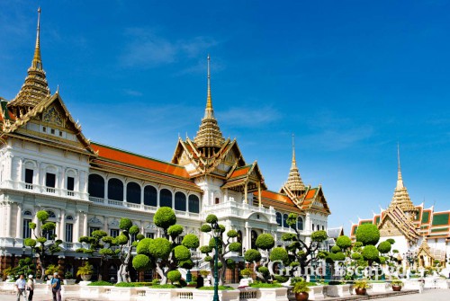 Grand Palace, that had just been restorated, Bangkok, Thailand