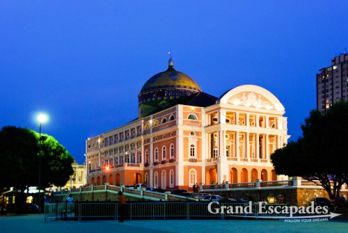 Teatro Amazonas, An Opera built in 1895 then in the middle of the jungle and at the time of the rubber boom, Manaus, Brazil