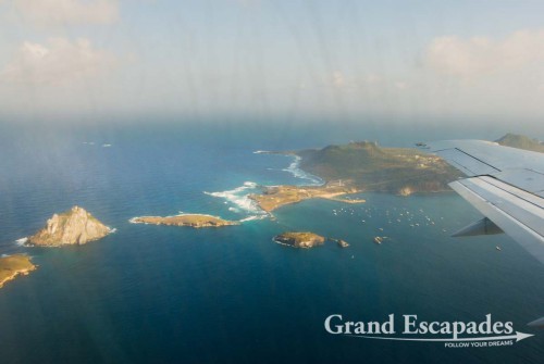 View of Fernando de Noronha from a plane, Brazil