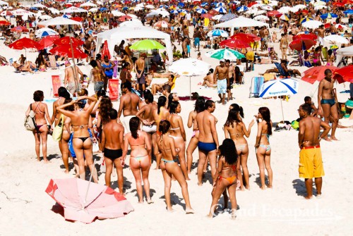 Remember: Bikinis were born here in the 80s. Now, they are sometimes really tiny ... Rio de Janeiro, Brazil