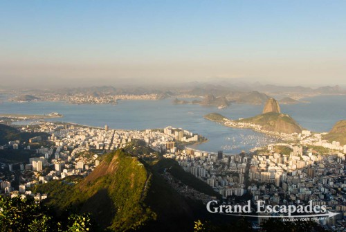 The Pao de Acucar seen from Morro de Corcovado ... Rio de Janeiro, Brazil