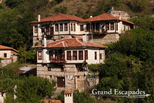 Traditional Bulgarian house, Melnik, wine growing area, south of Bulgaria, Europe
